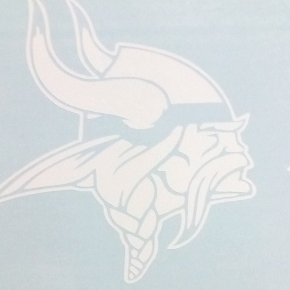 Custom Vikings Window Decal 2pk